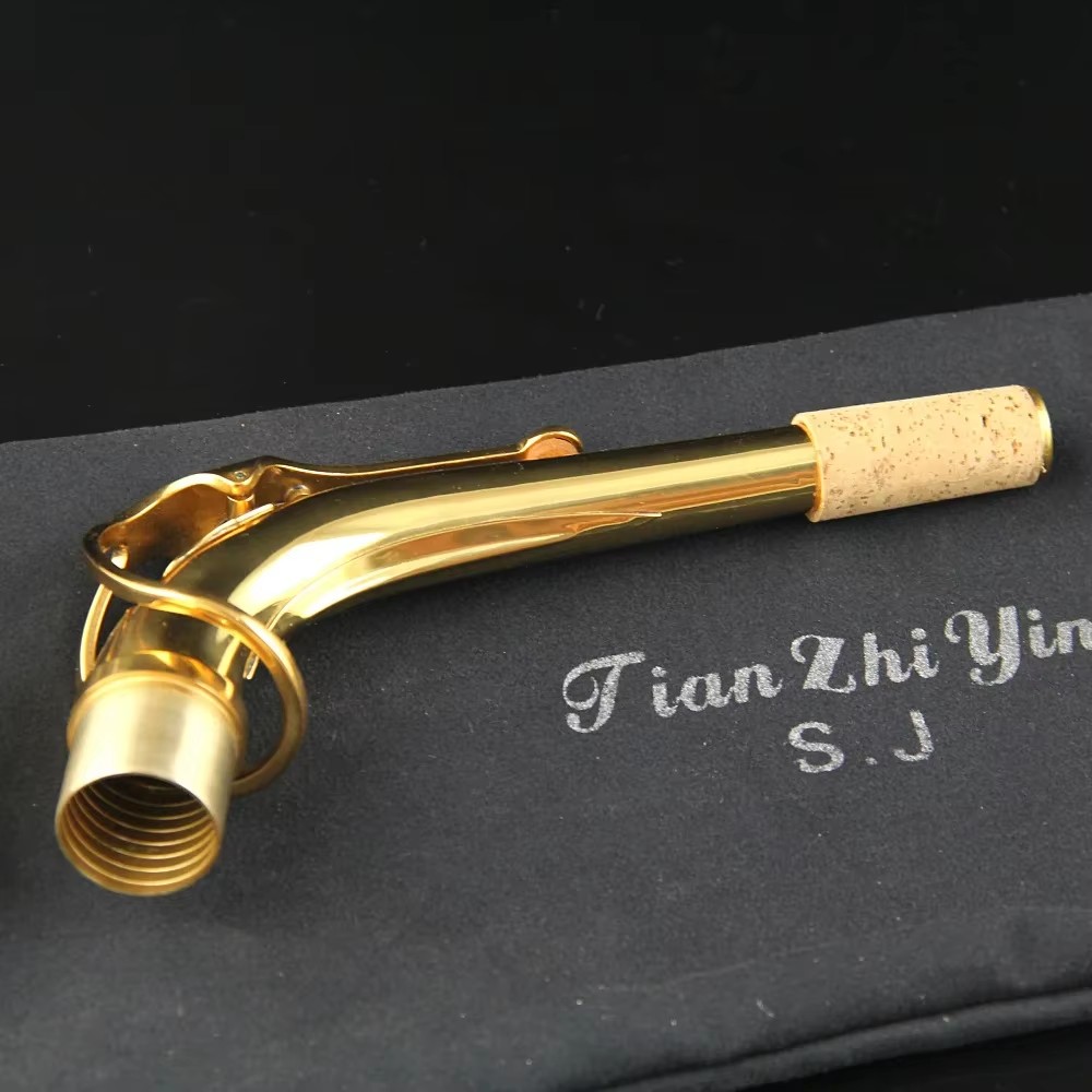 Musical Instrument Logo - Изогнутый мундштук для альт-саксофона с настраиваемым