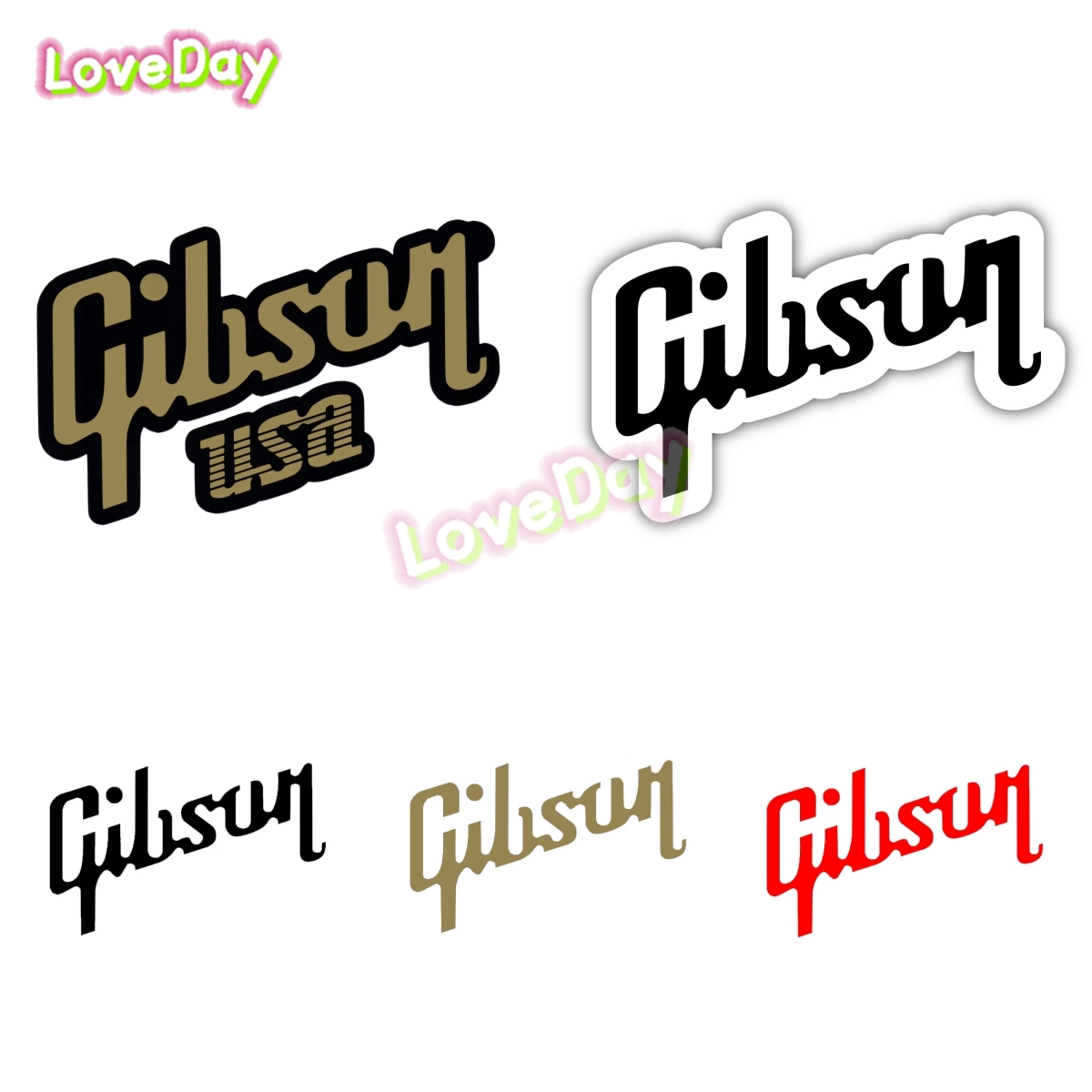 Musical Instrument Logo - Наклейка с логотипом Gibson, виниловая наклейка