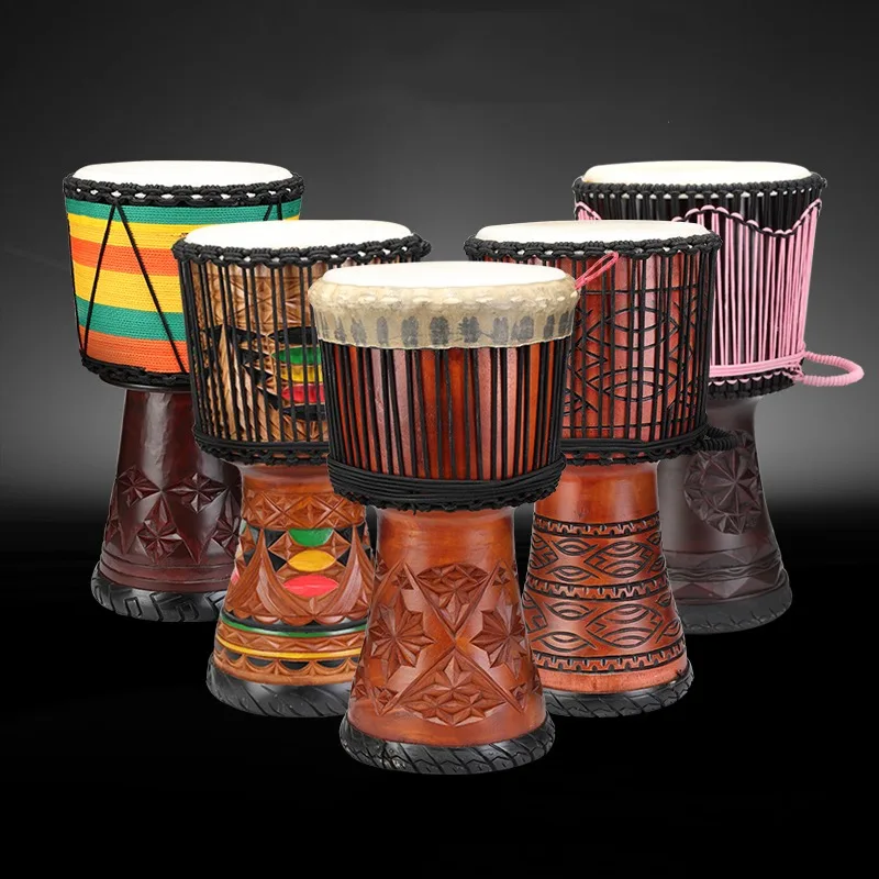 Musical Instrument Djembe - 12-дюймовый джембе из красного дерева, африканский