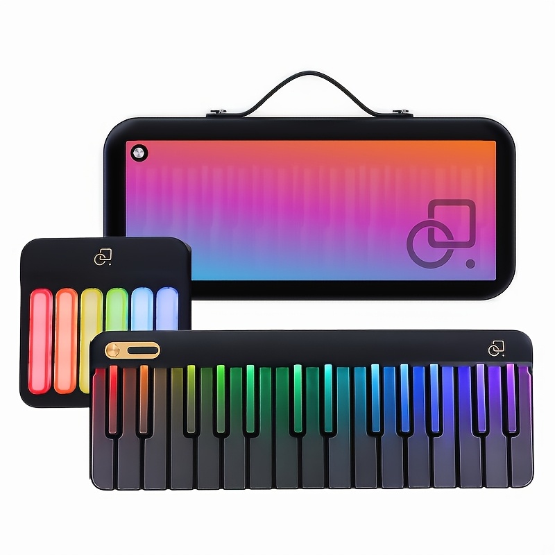 Musical Instrument Easy To Learn - Стильное цифровое пианино PopuPiano со светодиодной