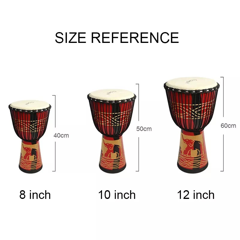 Взрослый размер 12 дюймов афри – обзор и цена Musical Instrument Djembe
