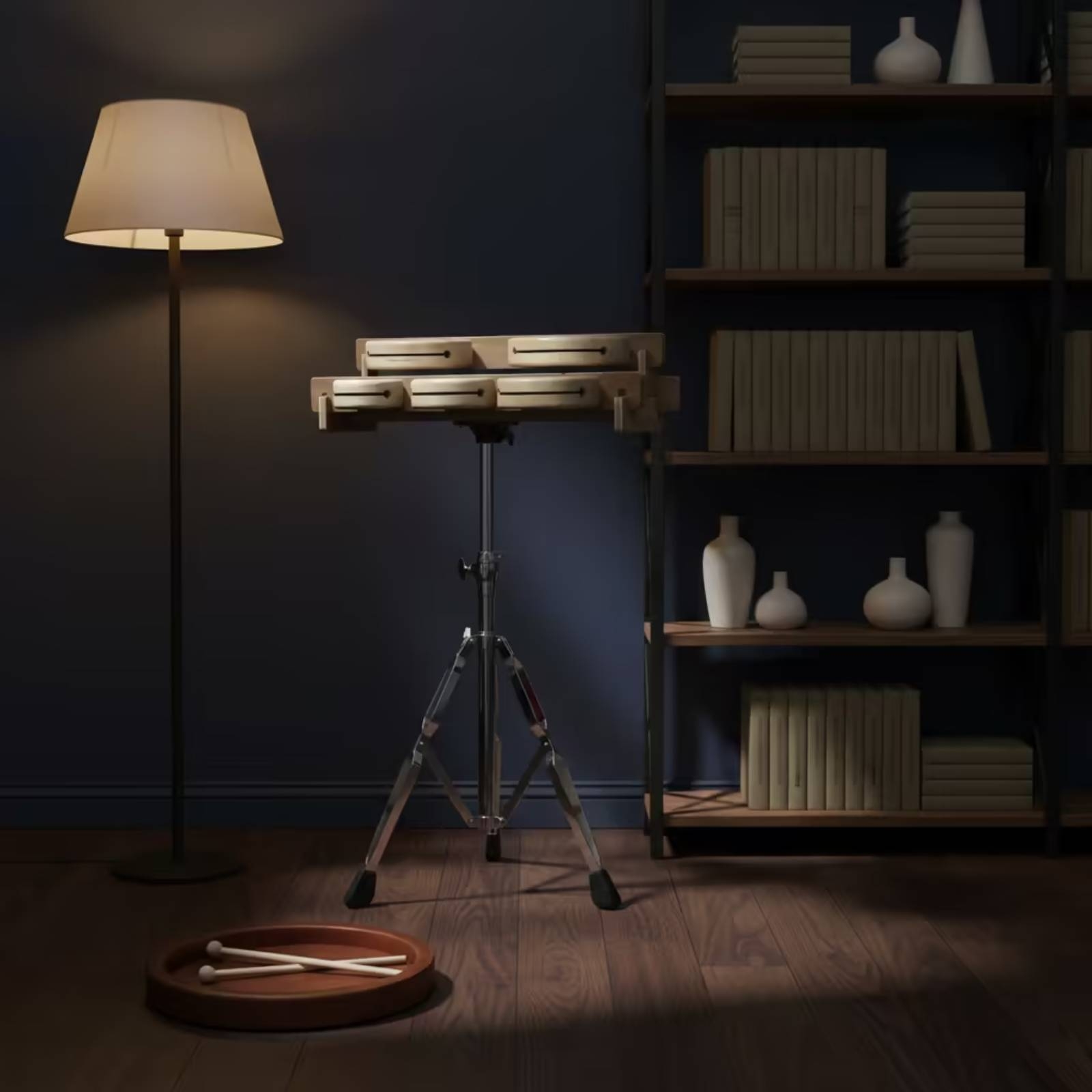 Деревянные блоки с подставкой, – обзор и цена Musical Instrument Long