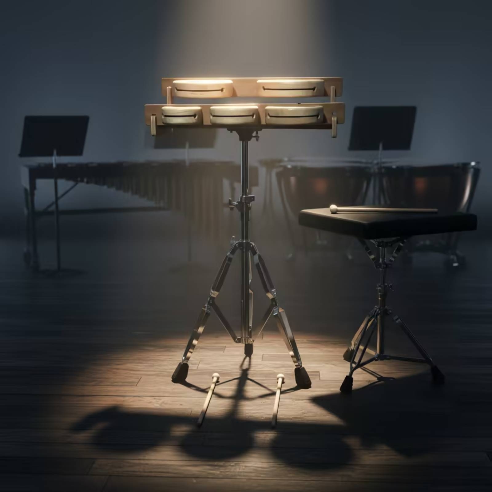 Деревянные блоки с подставкой, – обзор и цена Musical Instrument Long